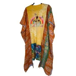Plant Mom Kantha Upcycle Dress One-Size S-3X